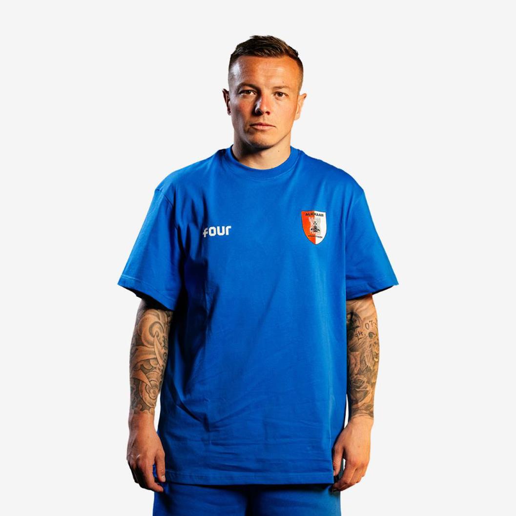 AZ X FOUR Inspired by ’81 shirt blauw kids 