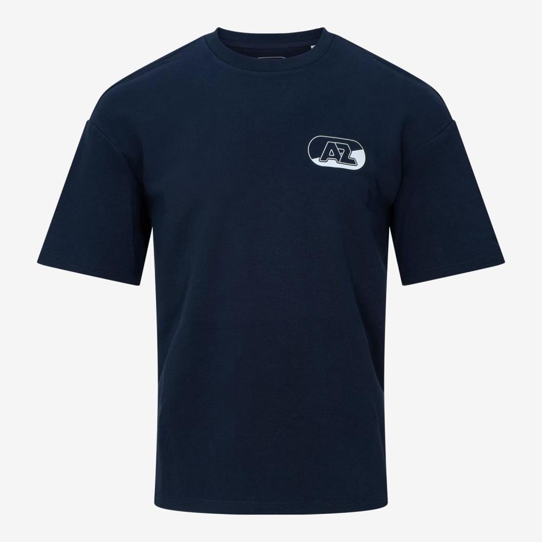 T-Shirt Navy AZ-logo 